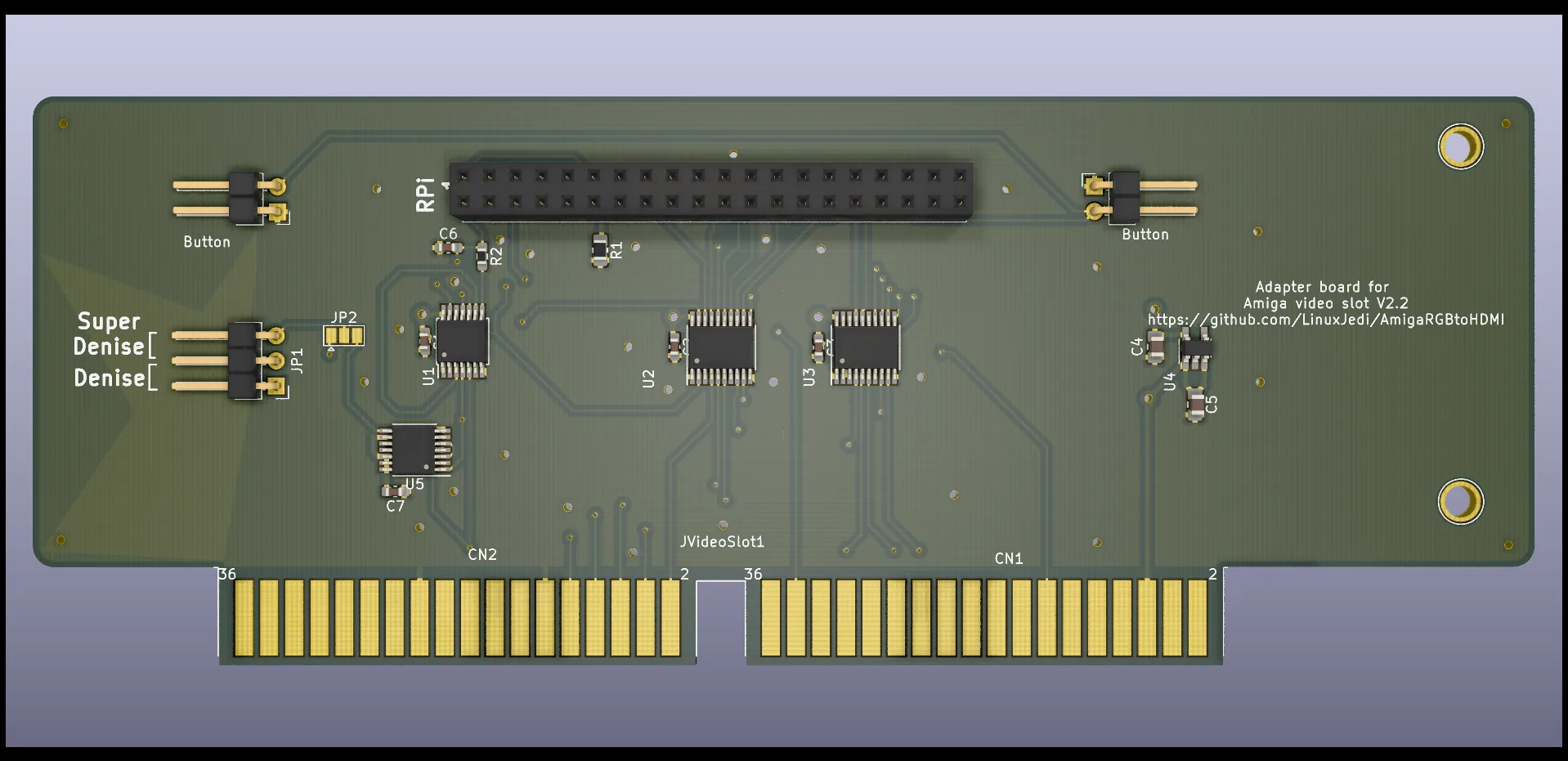 Designing the Amiga 2000 RGBtoHDMI V2
