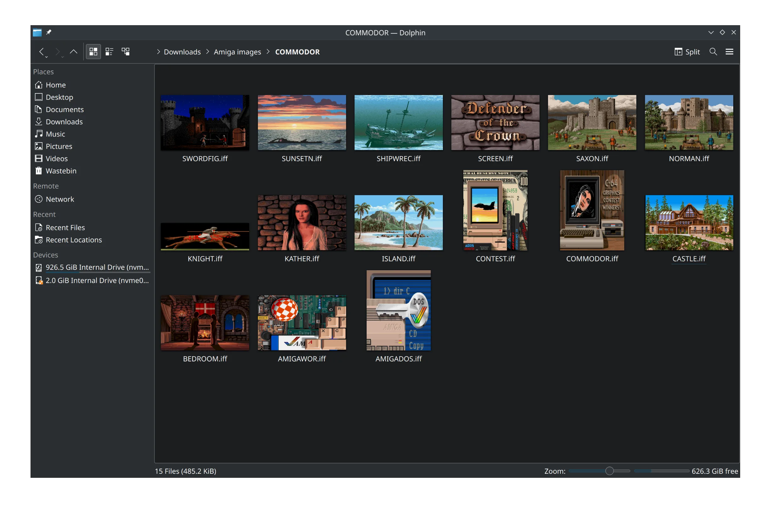 Making Amiga IFF Thumbnails Work in Linux