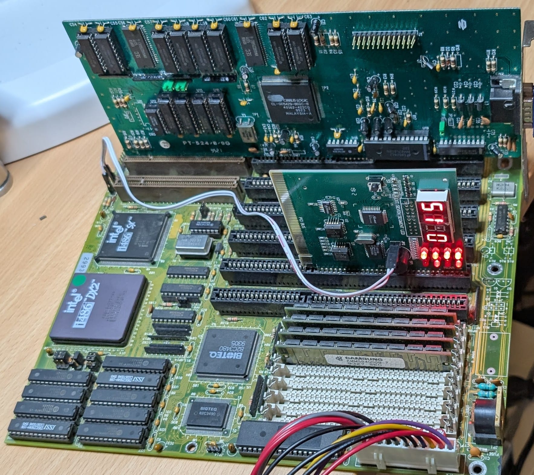 Carte Graphique Cirrus Logic CL-GD5446 - BNX8402-00-00 - Vintage PC